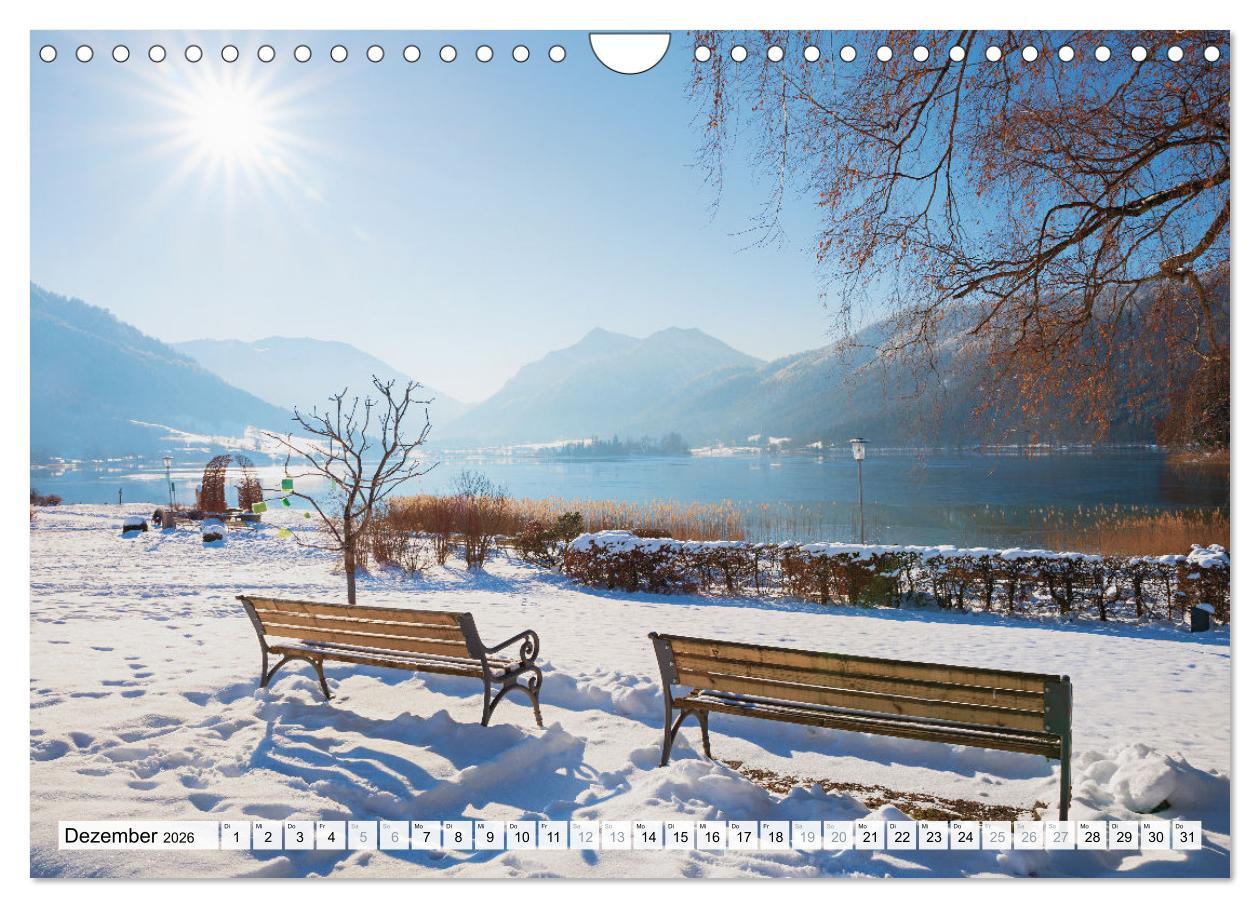 Beispielinhalt (Bild) Schliersee-Idylle (Wandkalender 2026 DIN A4 quer), CALVENDO Monatskalender