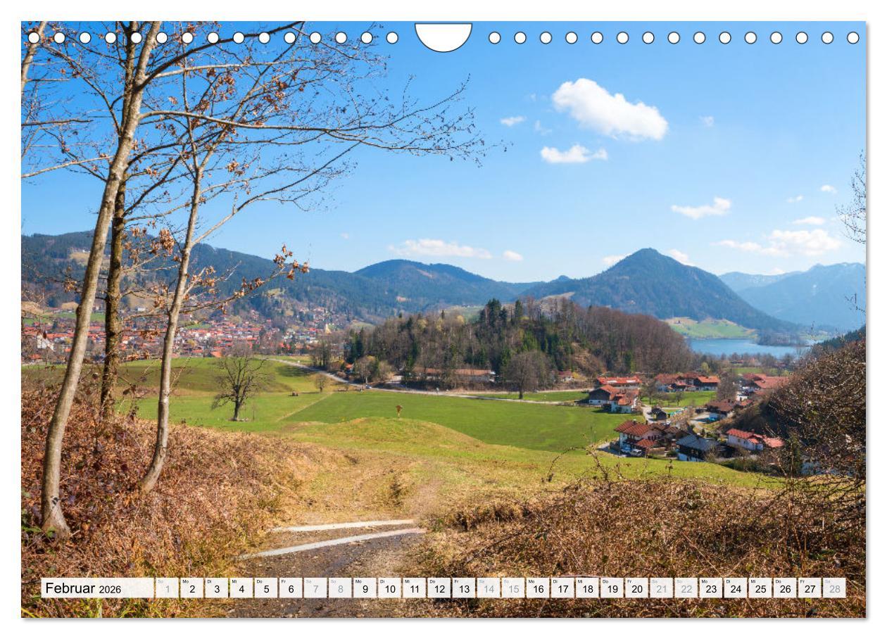 Beispielinhalt (Bild) Schliersee-Idylle (Wandkalender 2026 DIN A4 quer), CALVENDO Monatskalender