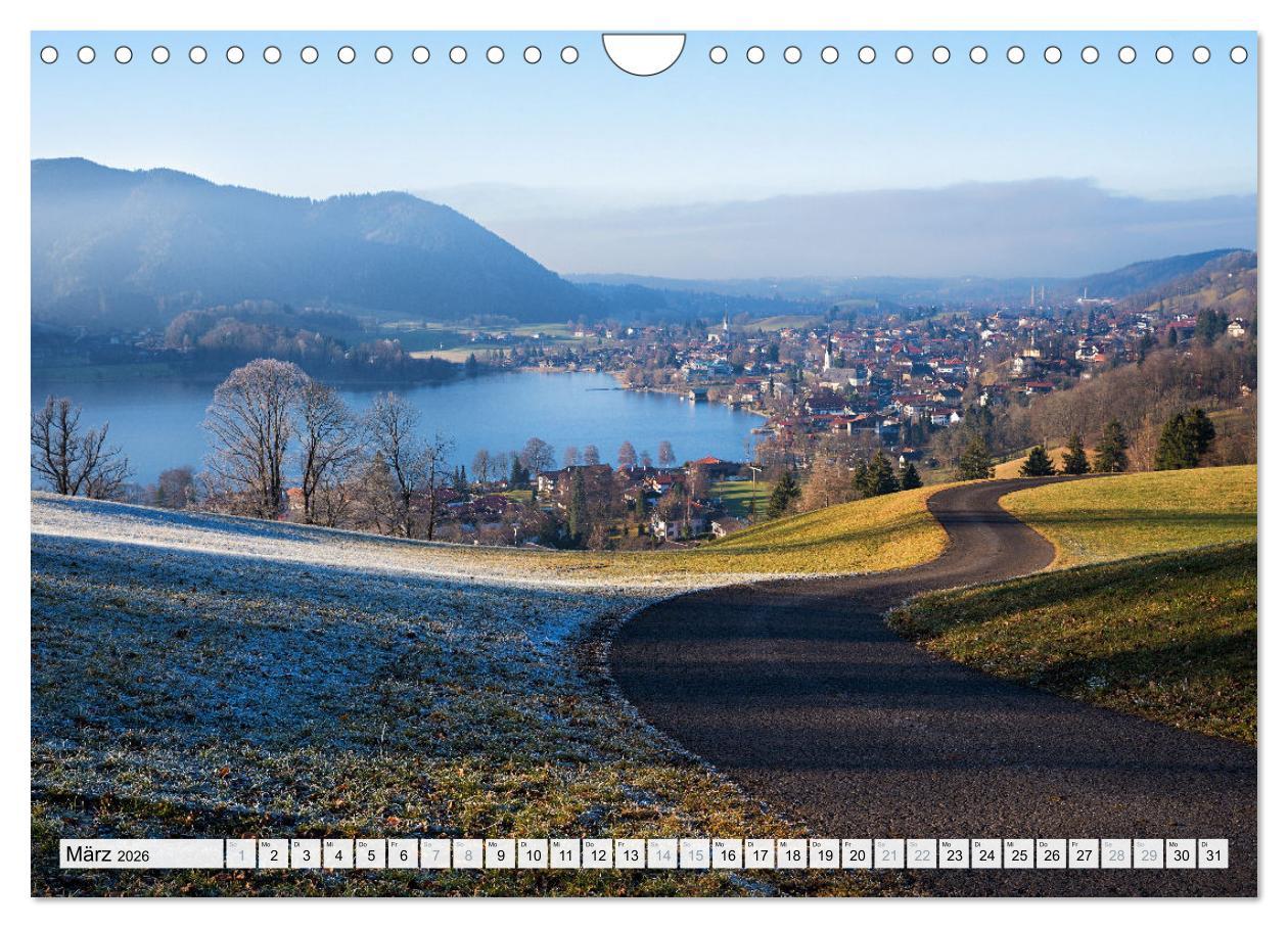 Beispielinhalt (Bild) Schliersee-Idylle (Wandkalender 2026 DIN A4 quer), CALVENDO Monatskalender