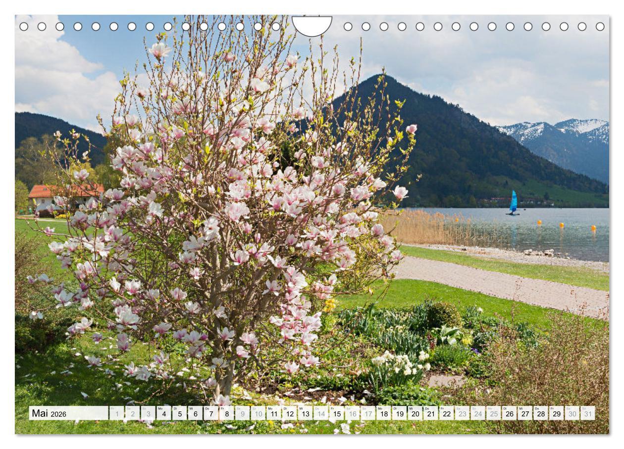 Beispielinhalt (Bild) Schliersee-Idylle (Wandkalender 2026 DIN A4 quer), CALVENDO Monatskalender