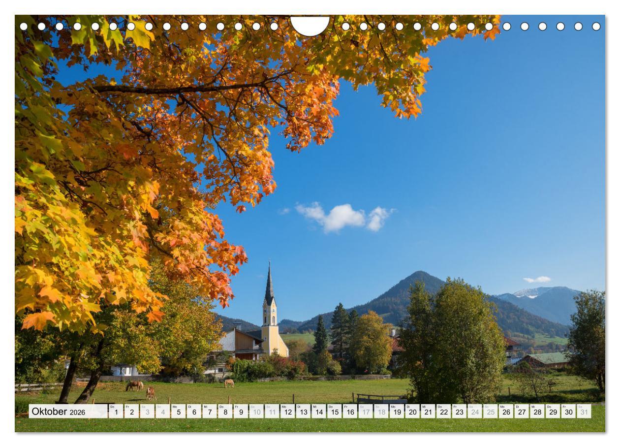 Beispielinhalt (Bild) Schliersee-Idylle (Wandkalender 2026 DIN A4 quer), CALVENDO Monatskalender