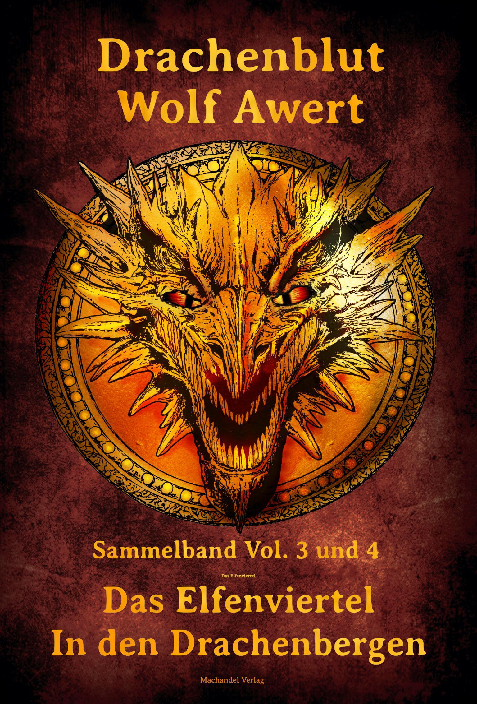Vorderes Coverbild Drachenblut Sammelband Vol. 3 und 4