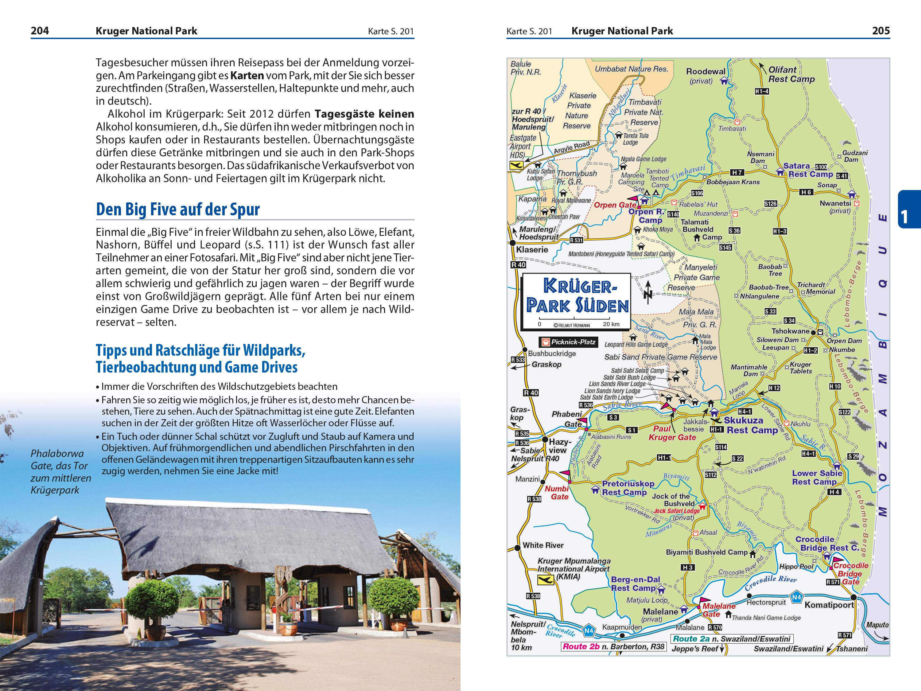 Beispielinhalt (Bild) Reise Know-How Reiseführer Südafrika