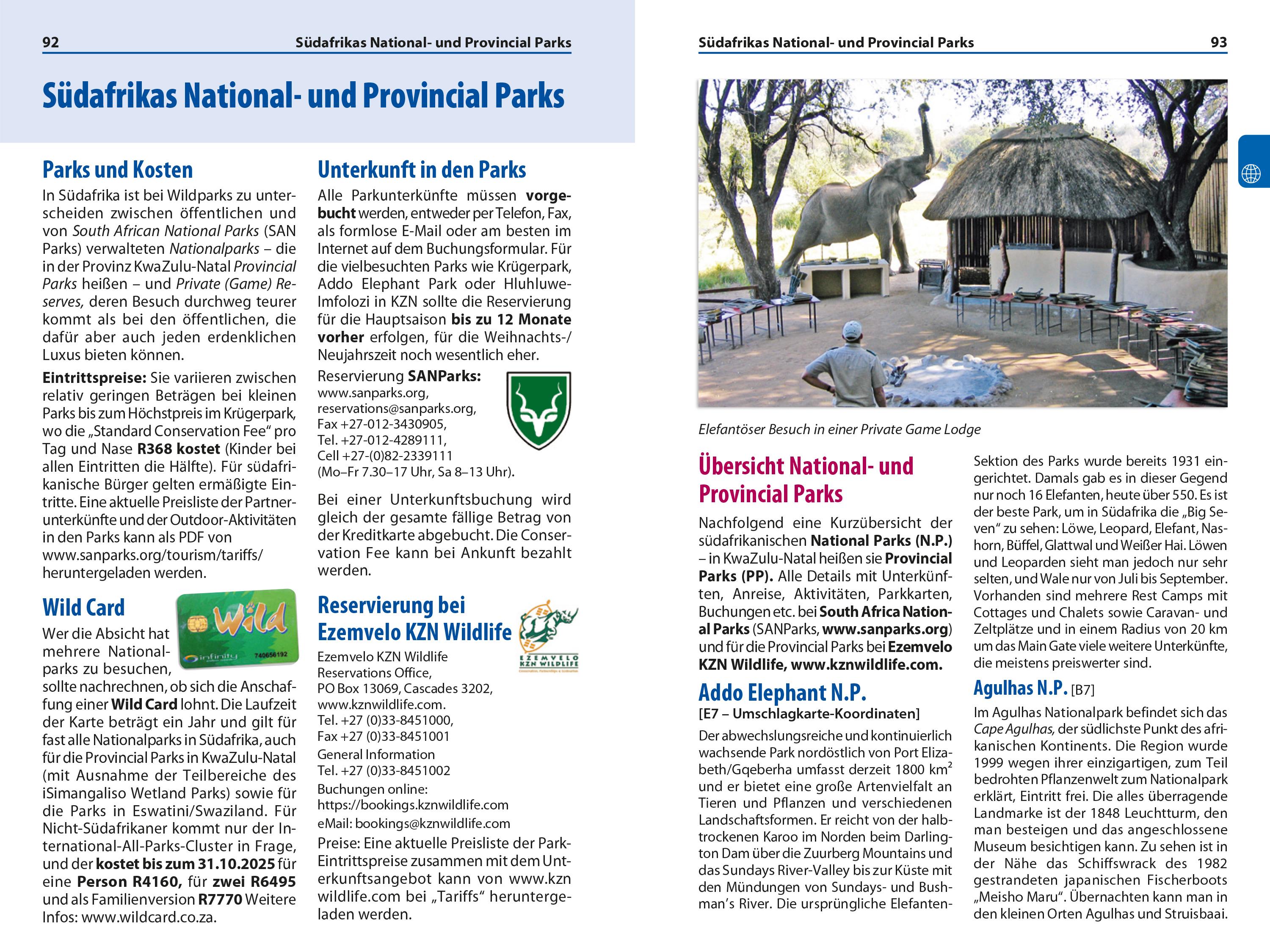 Beispielinhalt (Bild) Reise Know-How Reiseführer Südafrika