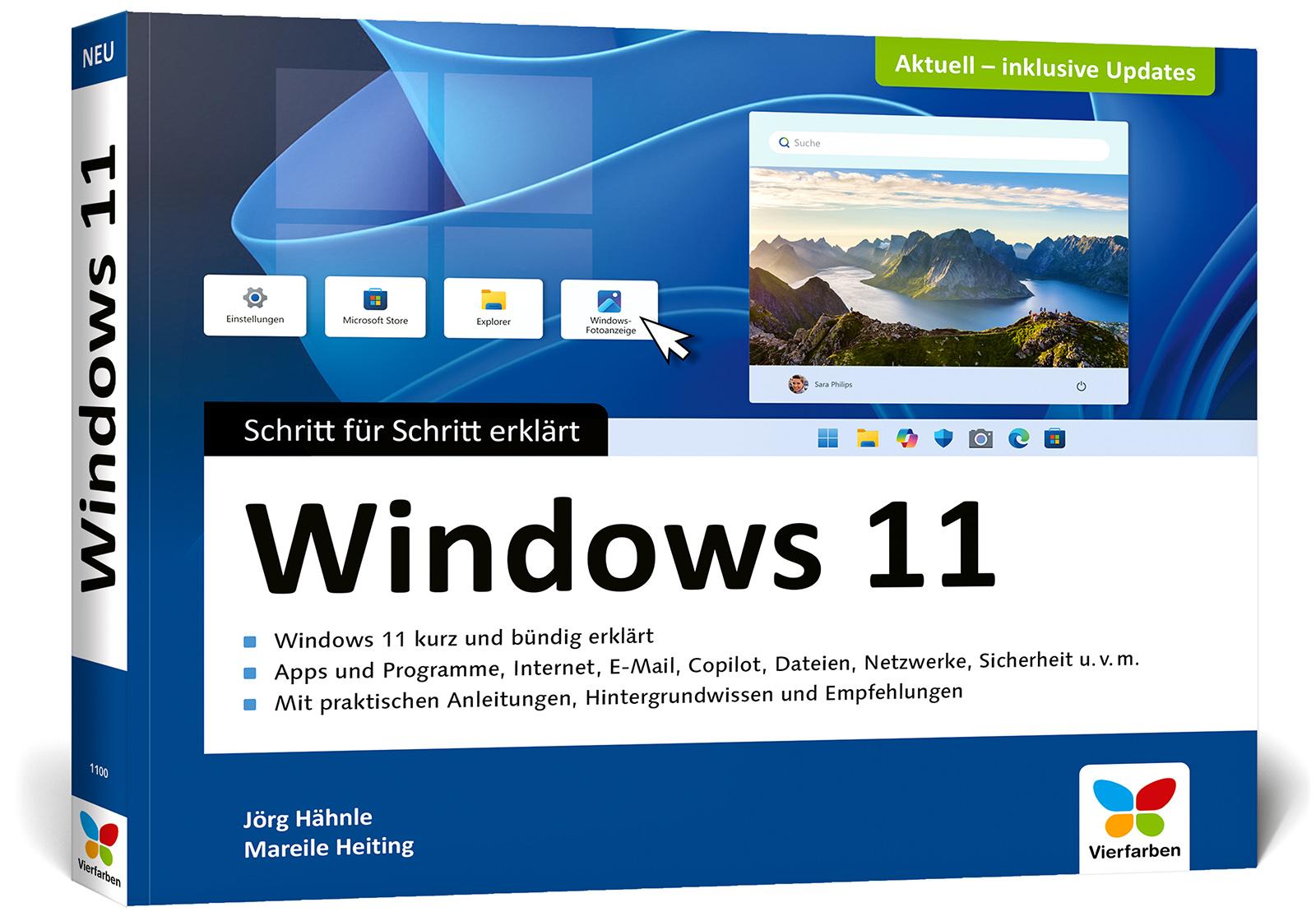 Vorderes Coverbild Windows 11 - Schritt für Schritt erklärt.
