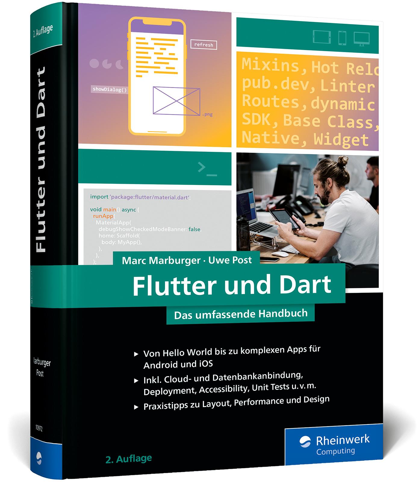 Vorderes Coverbild Flutter und Dart