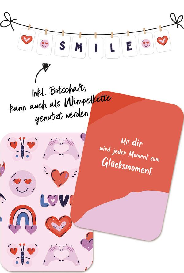 Beispielinhalt (Bild) Glückskärtchen-Herzensmensch