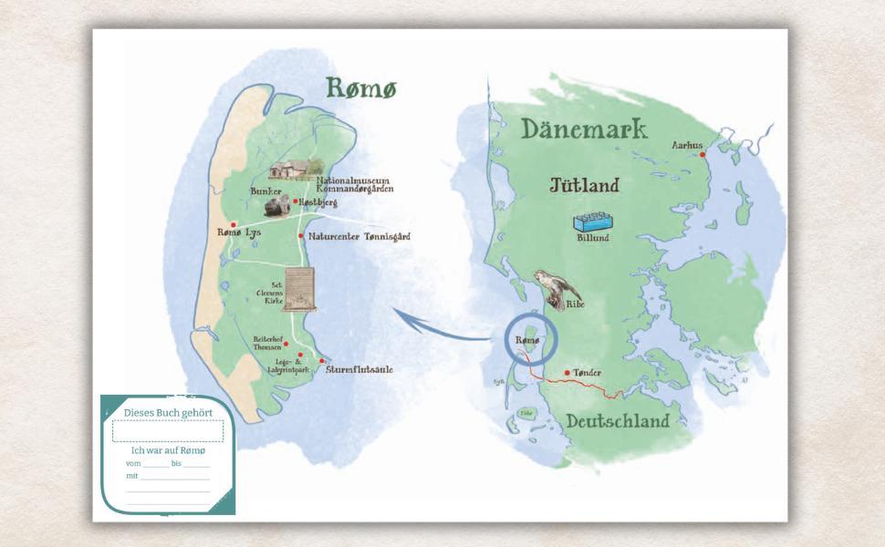 Beispielinhalt (Bild) Abenteuer auf Römö - Lilly, Nikolas und der Bunkerschatz