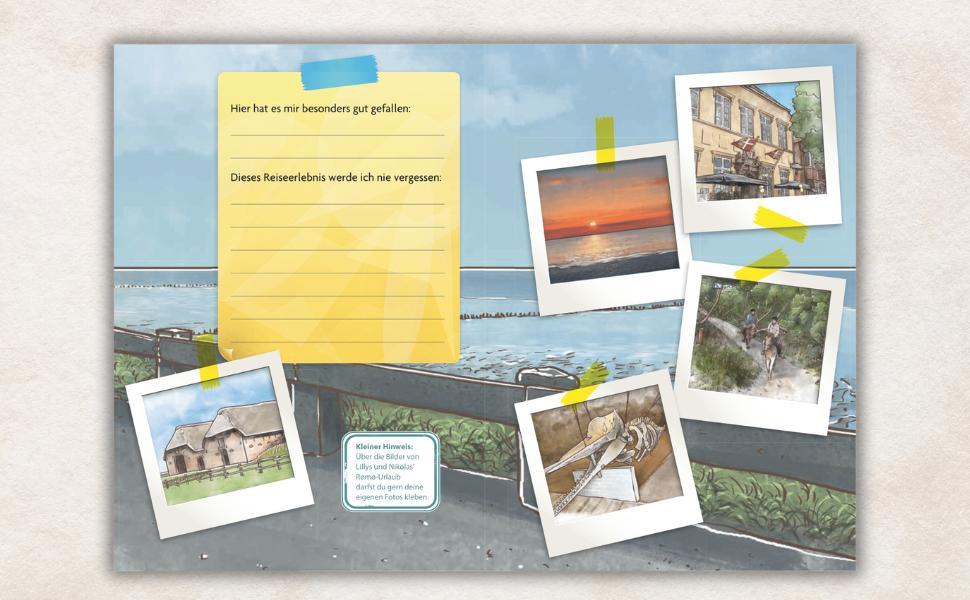 Beispielinhalt (Bild) Abenteuer auf Römö - Lilly, Nikolas und der Bunkerschatz