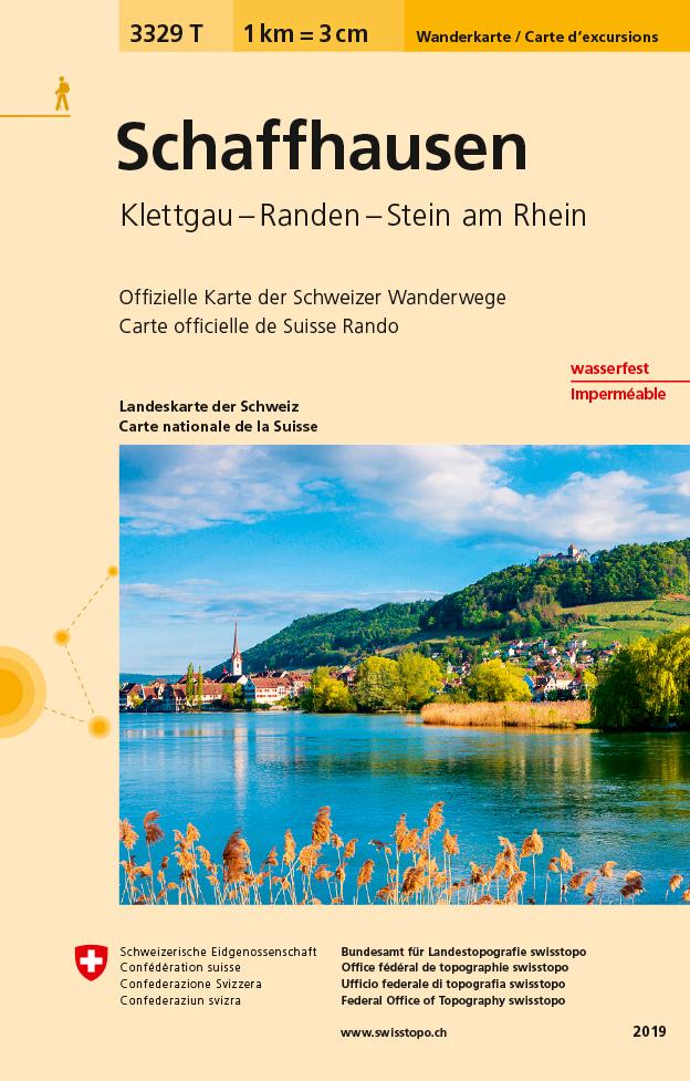 Vorderes Coverbild Swisstopo 1 : 33 333 Schaffhausen