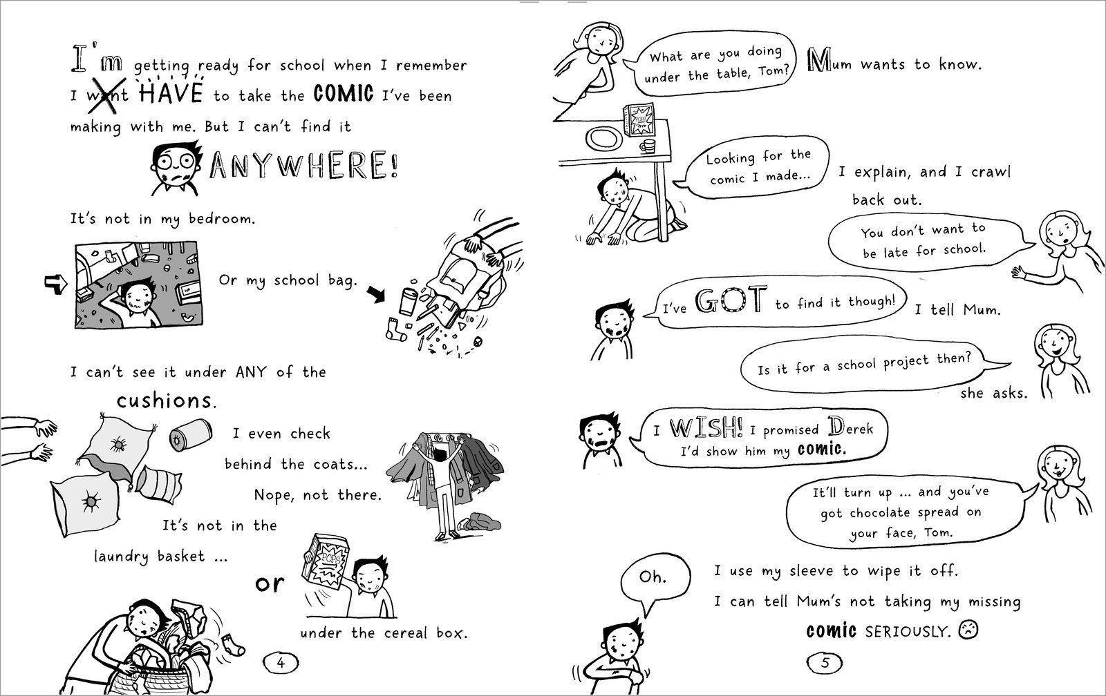 Beispielinhalt (Bild) Tom Gates is Ha! Ha! Hilarious PB