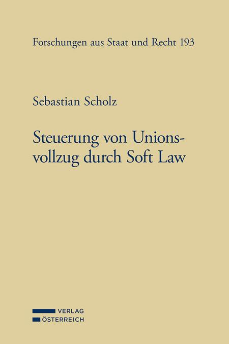Vorderes Coverbild Steuerung von Unionsvollzug durch Soft Law