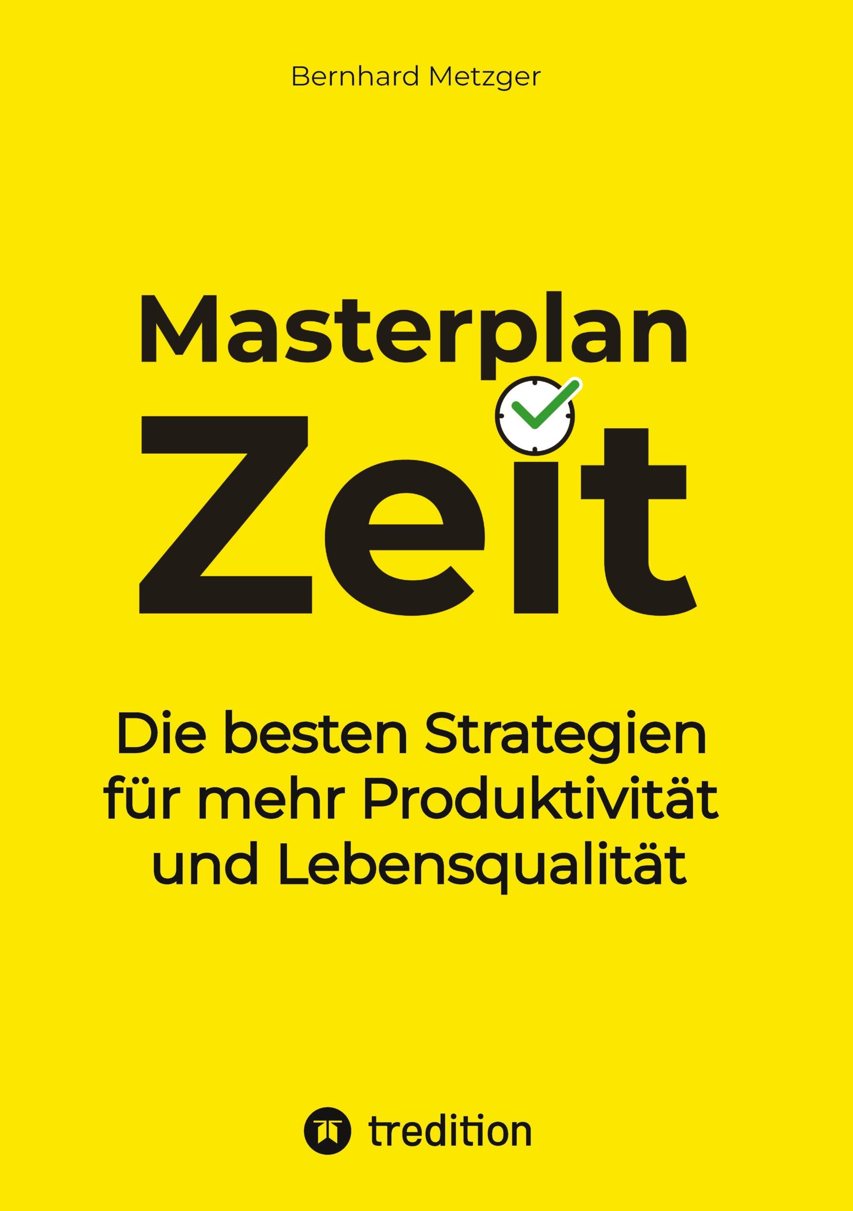 Vorderes Coverbild Masterplan Zeit