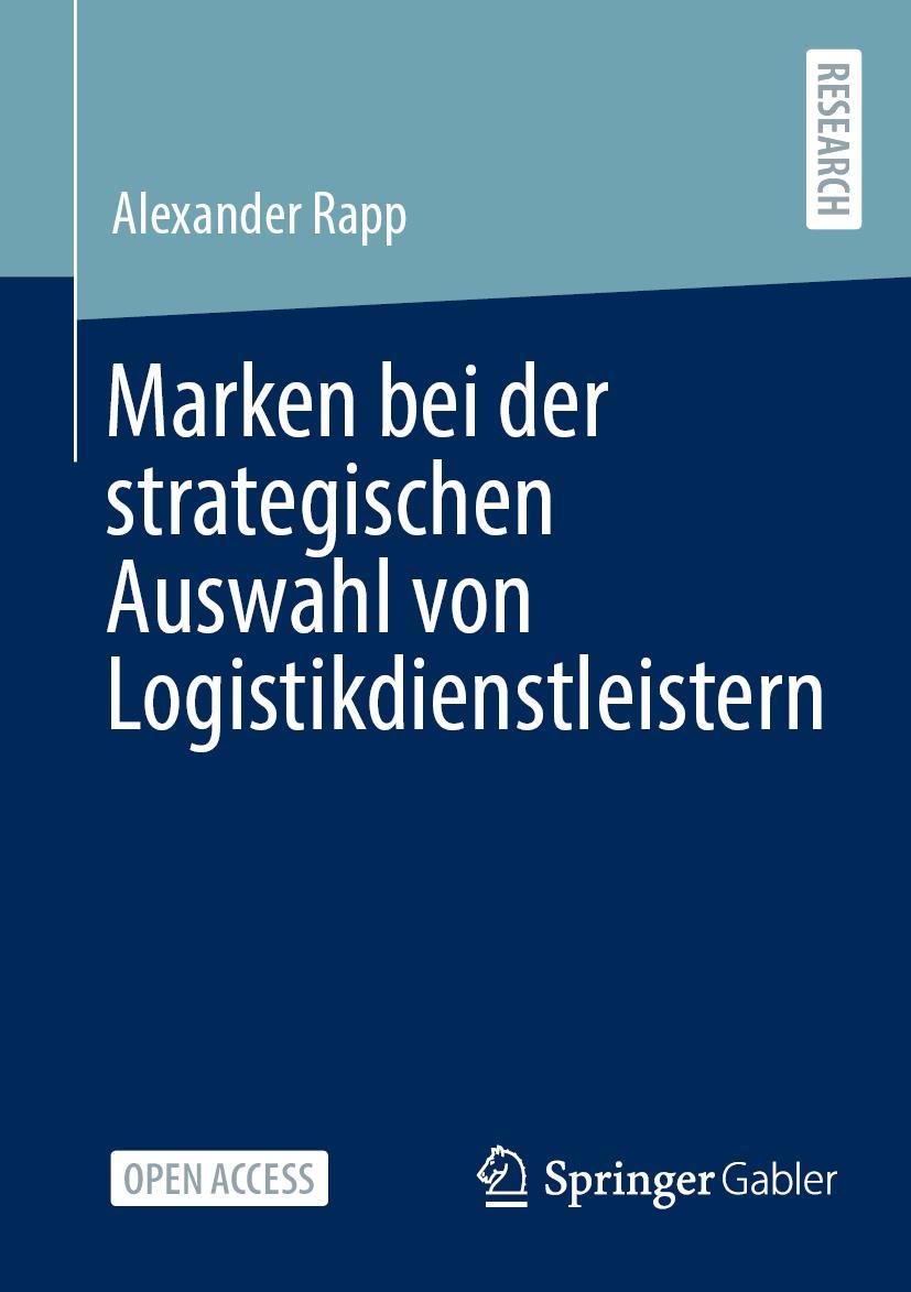 Vorderes Coverbild Marken bei der strategischen Auswahl von Logistikdienstleistern