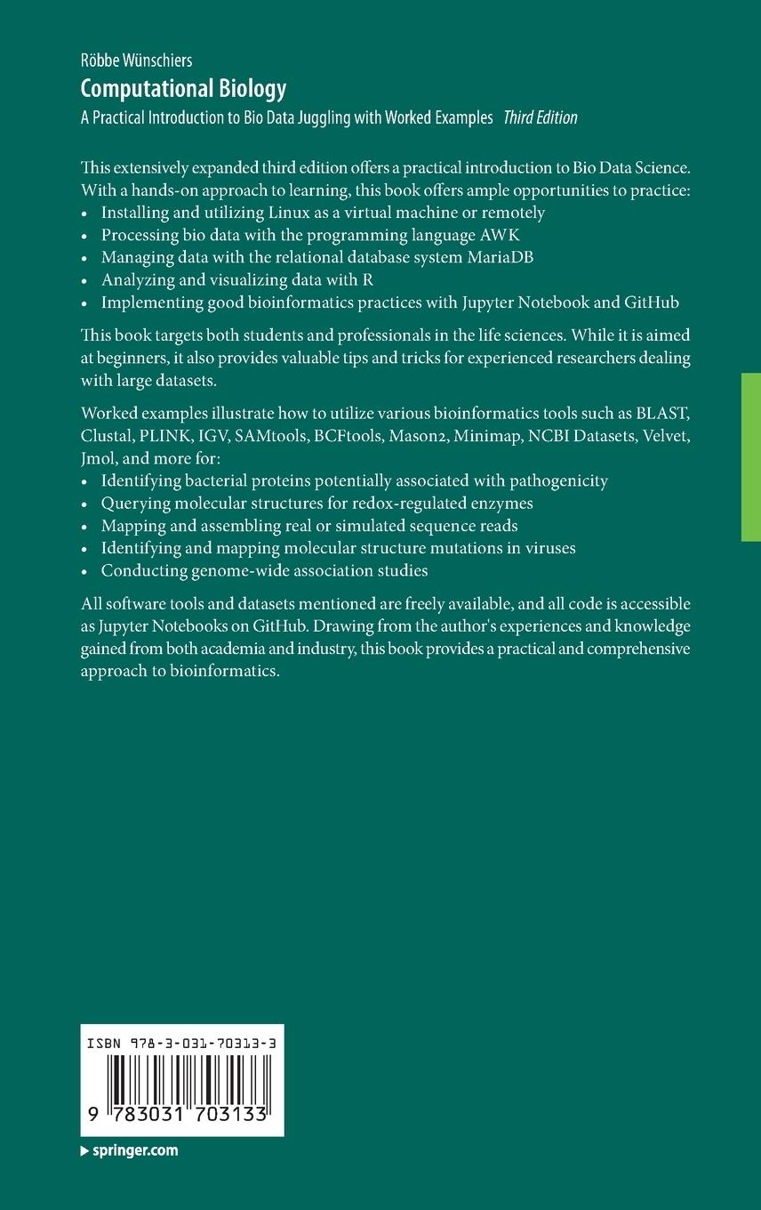 Rückseitencover Computational Biology