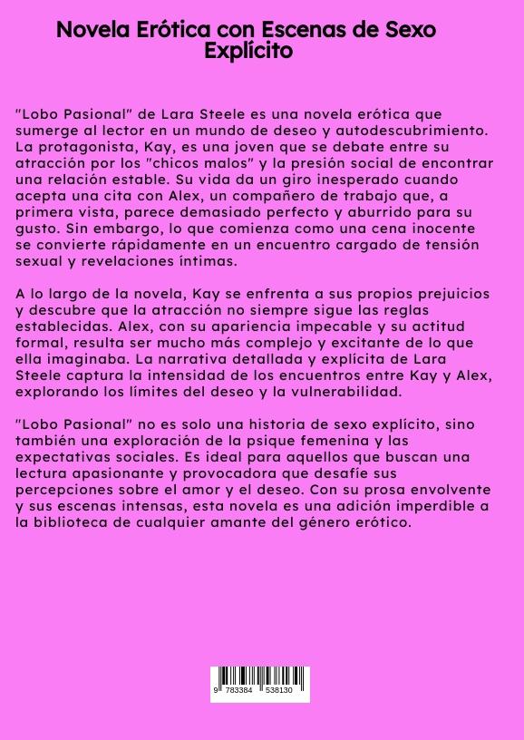 Rückseitencover Lobo Pasional