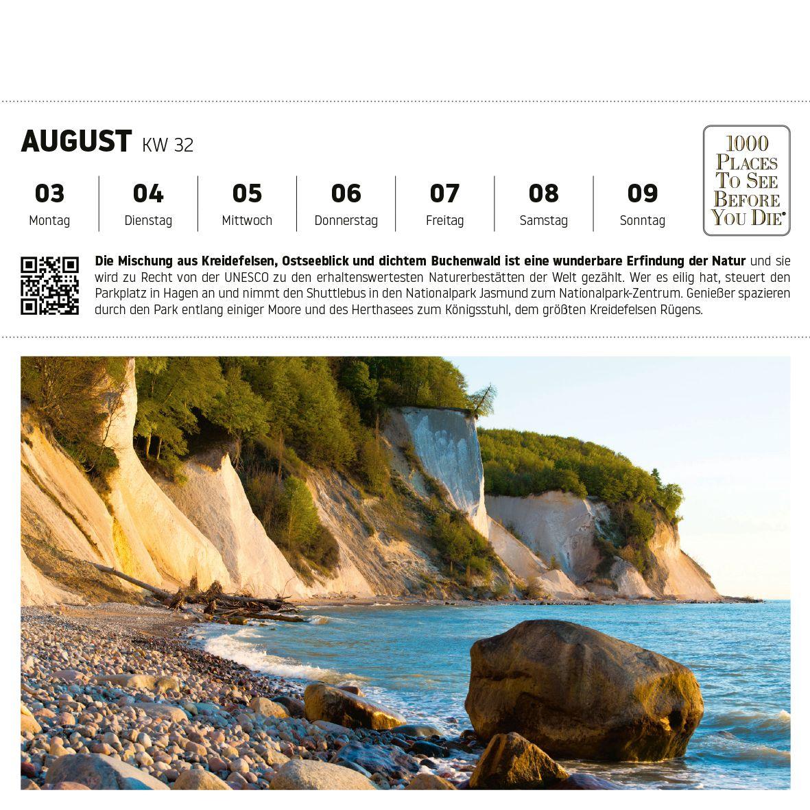 Beispielinhalt (Bild) Nationalparks und Naturparadiese Postkartenkalender
