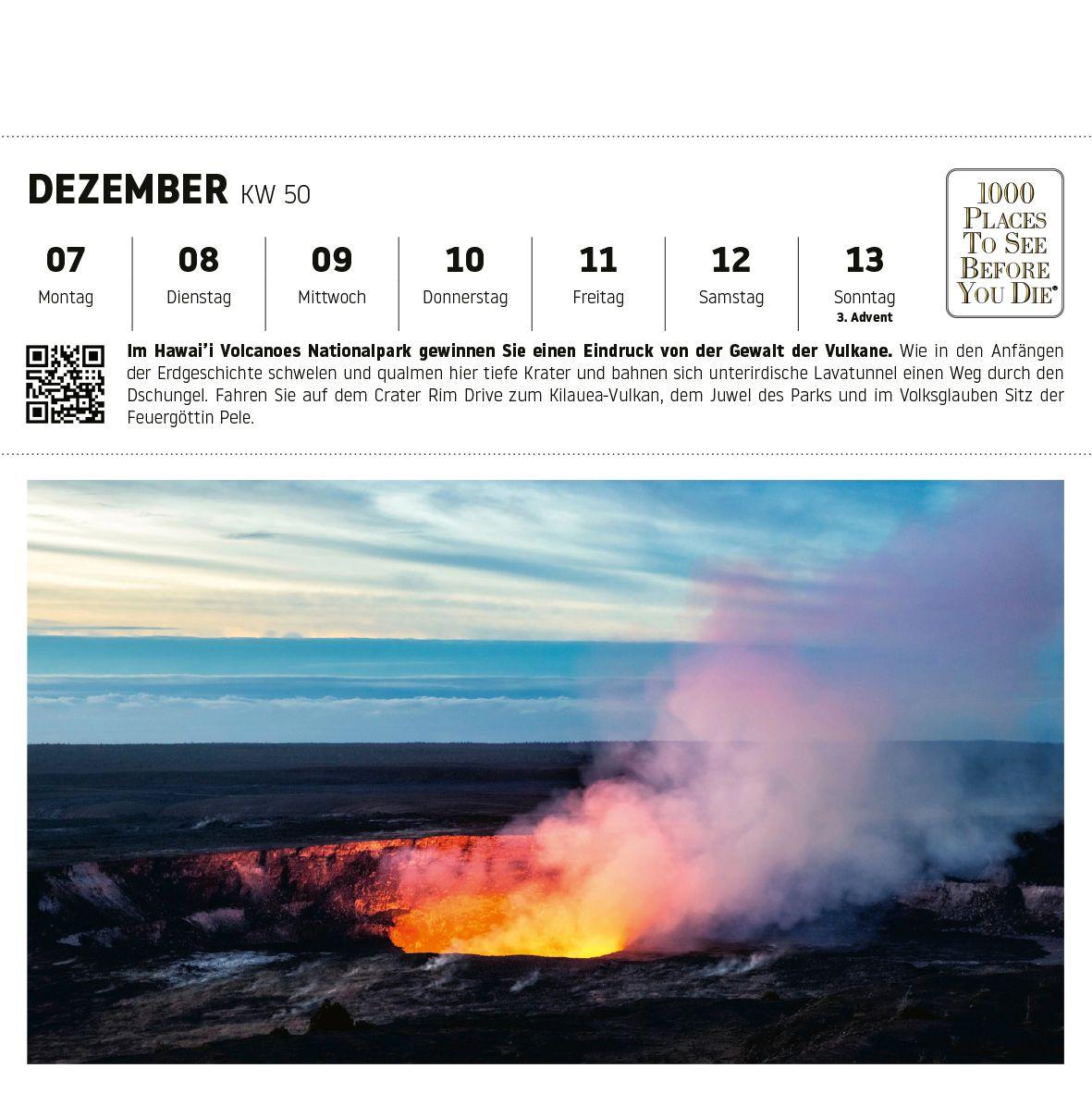 Beispielinhalt (Bild) Nationalparks und Naturparadiese Postkartenkalender