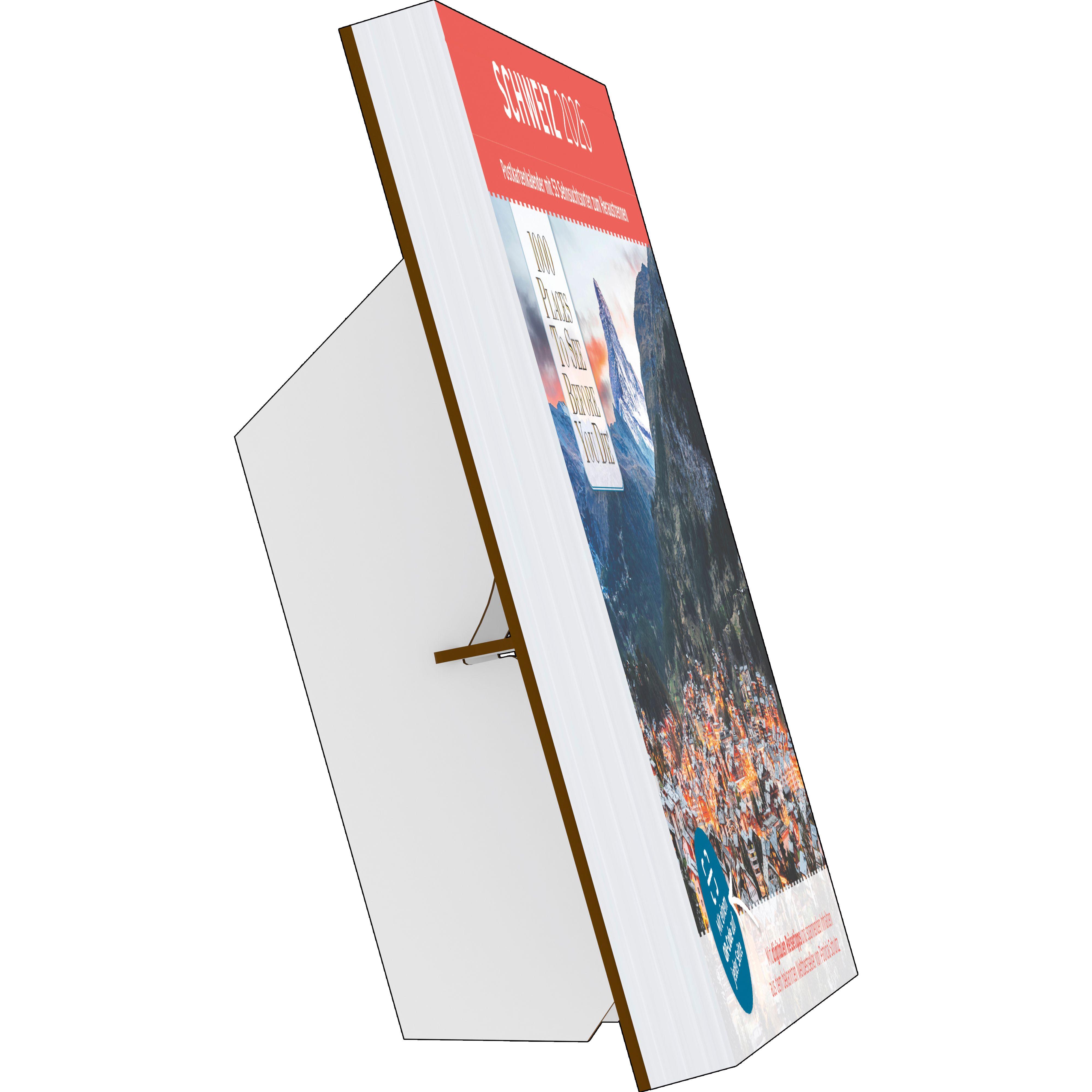 Beispielinhalt (Bild) Schweiz Postkartenkalender im Format 17,5 x 17,5