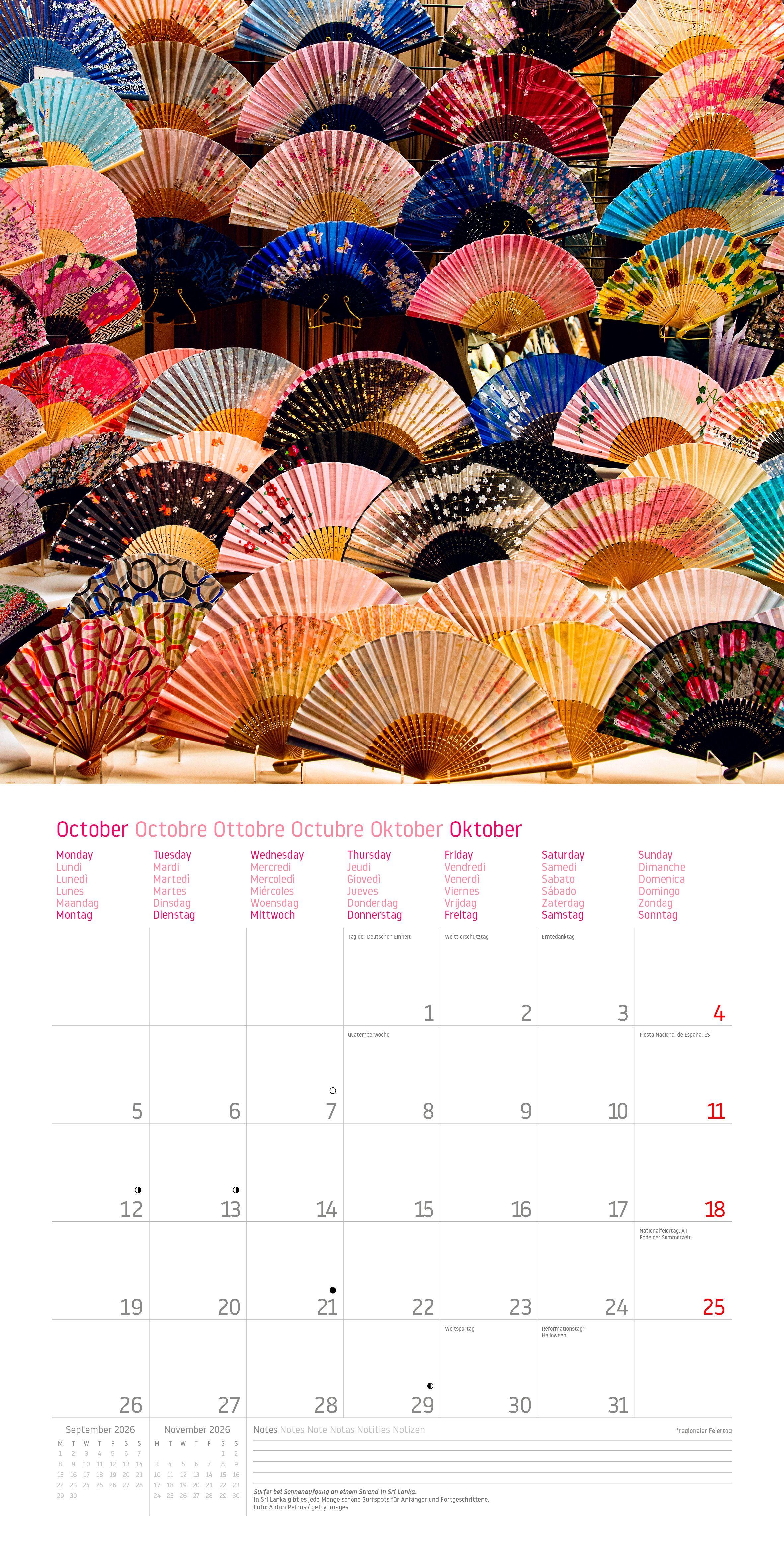 Beispielinhalt (Bild) Japan - Broschürenkalender im Format 30 x 30