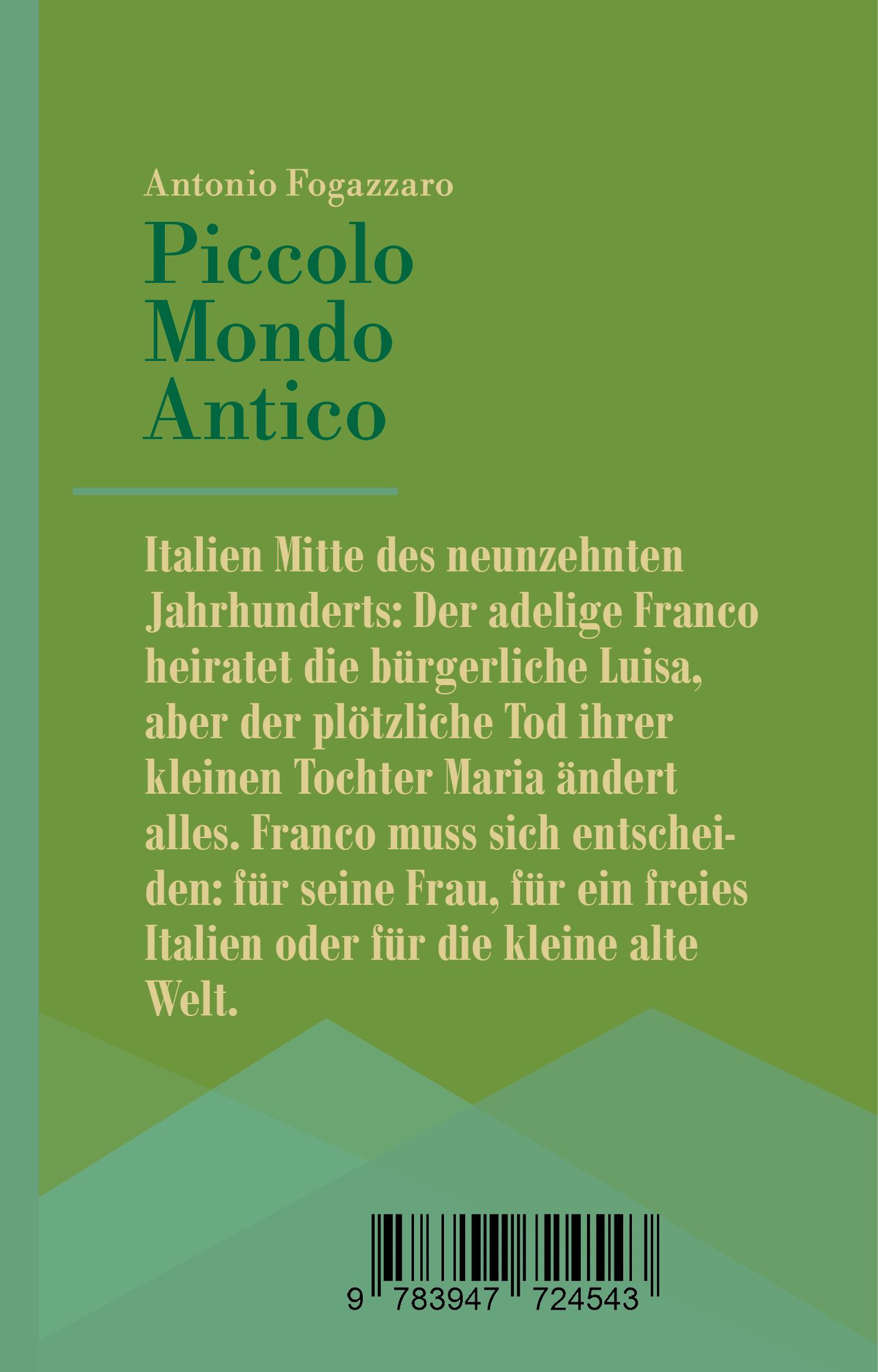 Rückseitencover Piccolo Mondo Antico