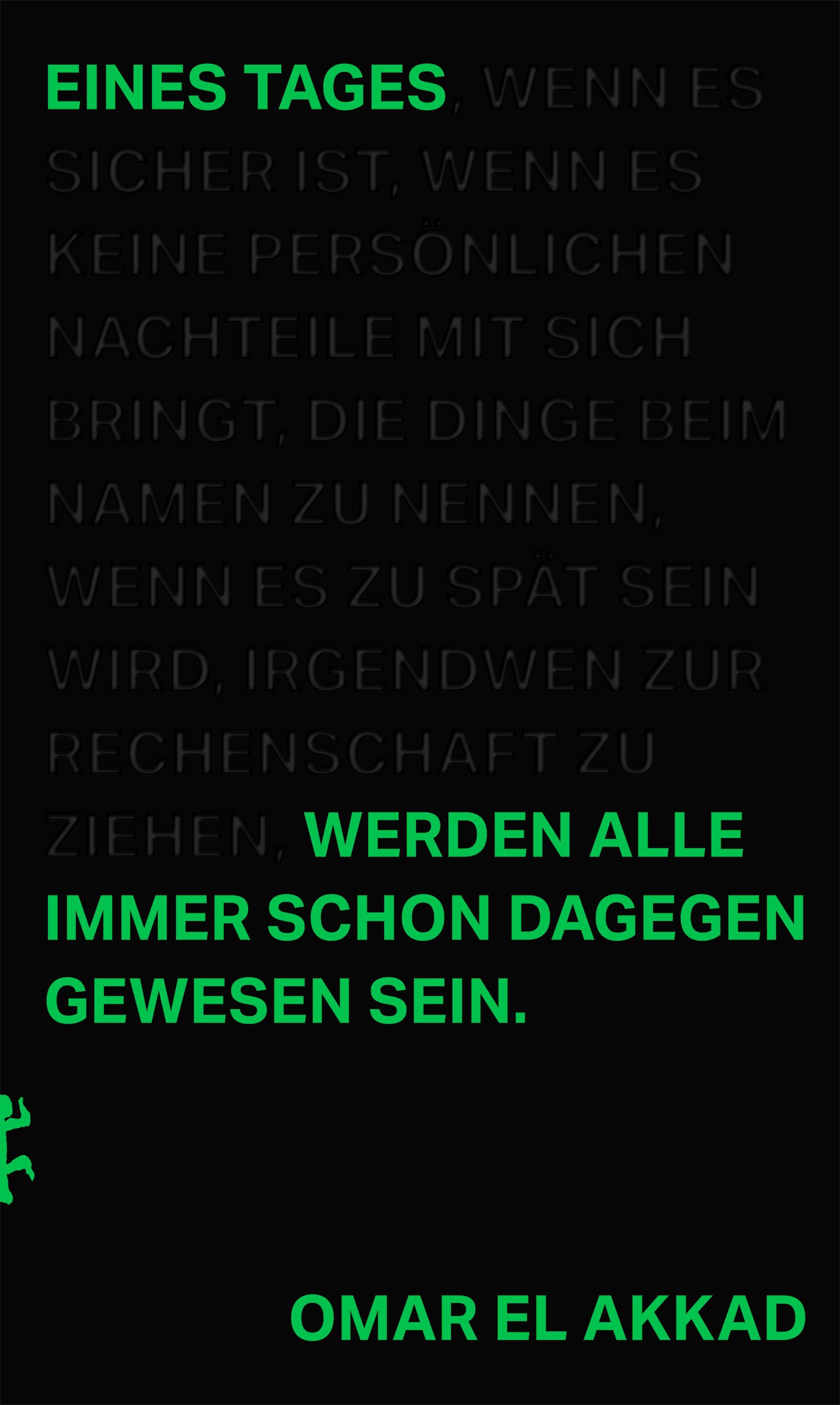 Vorderes Coverbild Eines Tages werden alle immer schon dagegen gewesen sein