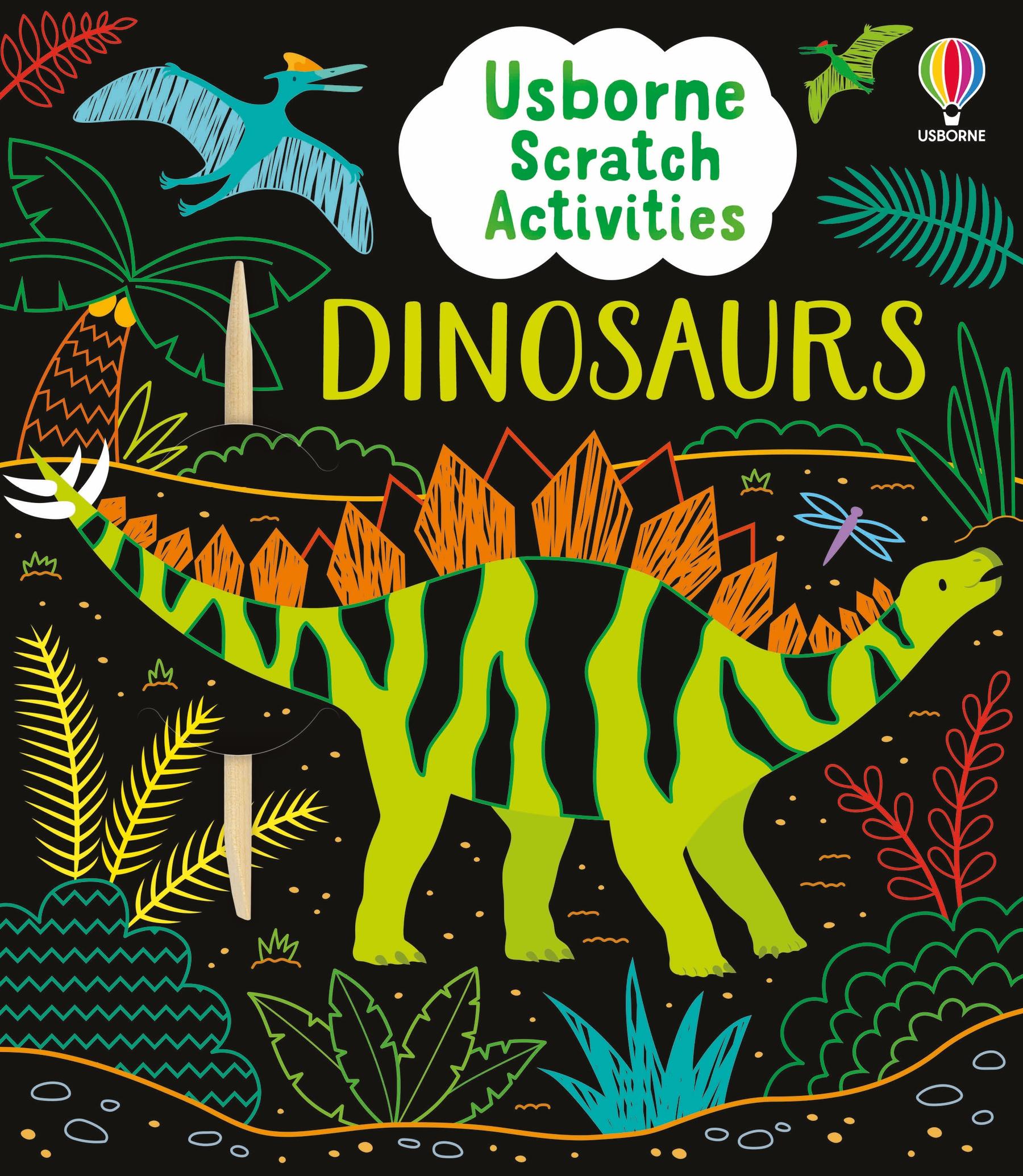 Vorderes Coverbild Usborne Scratch Activities Dinosaurs