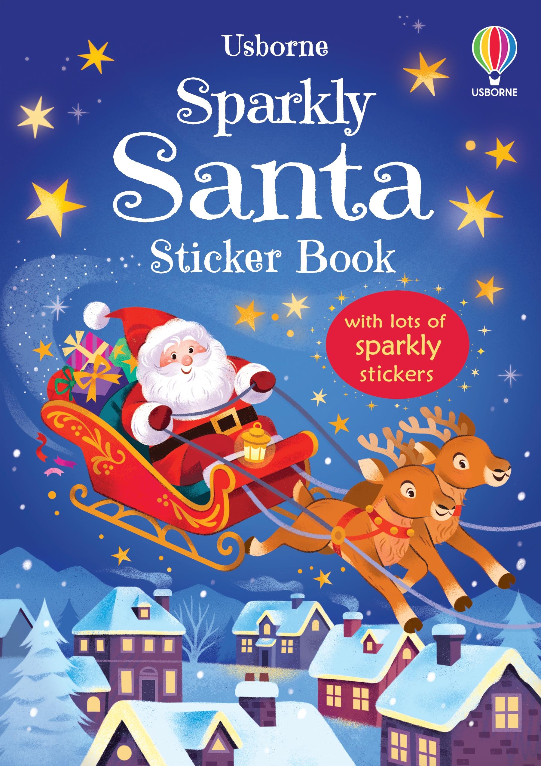 Vorderes Coverbild Sparkly Santa Sticker Book