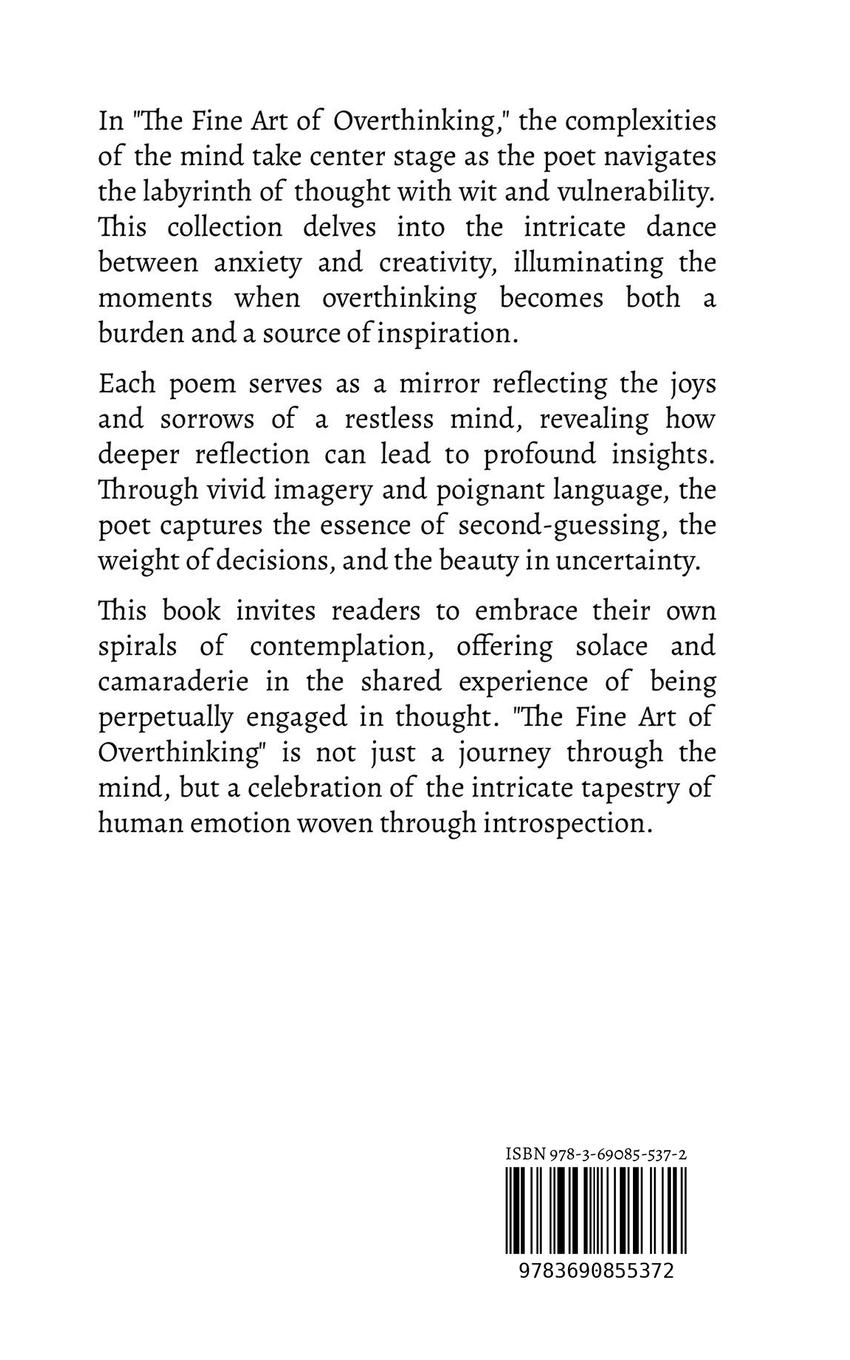 Rückseitencover The Fine Art of Overthinking