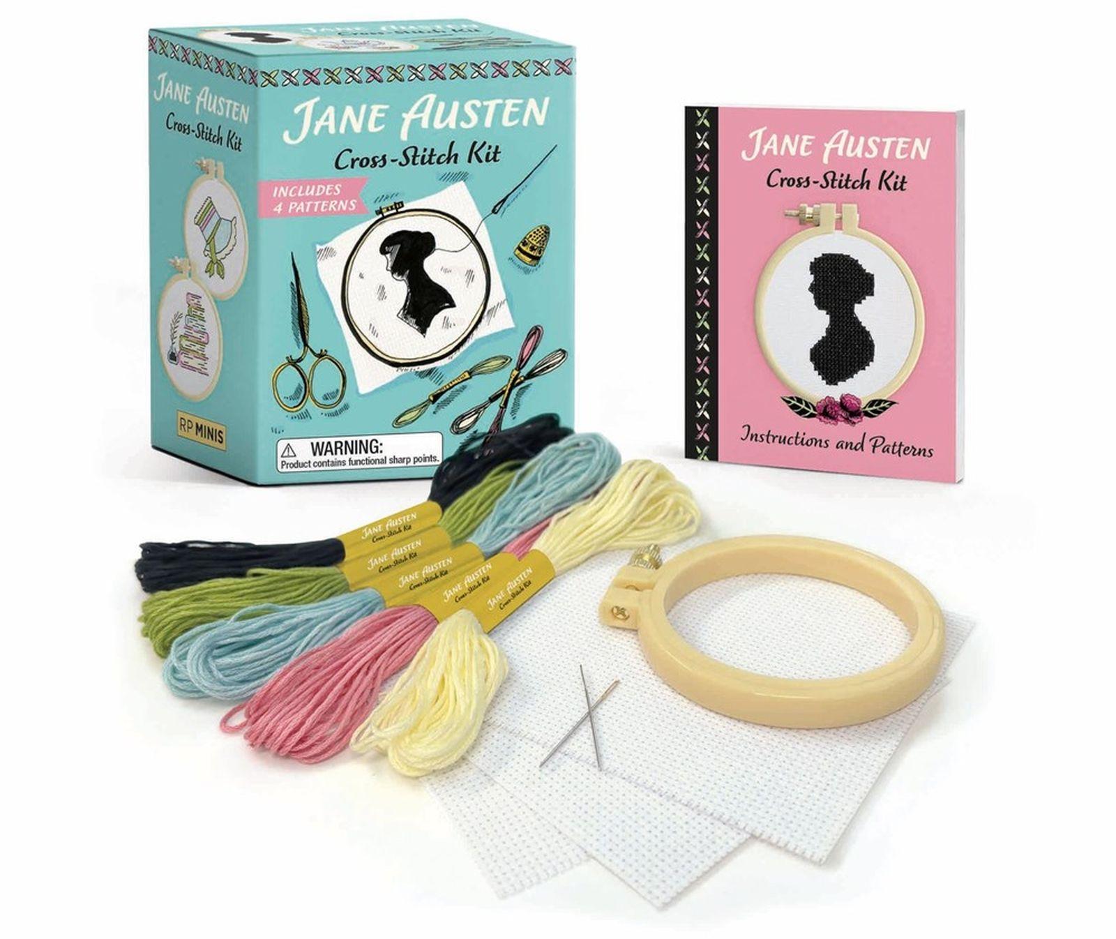 Vorderes Coverbild Jane Austen Cross-Stitch Kit