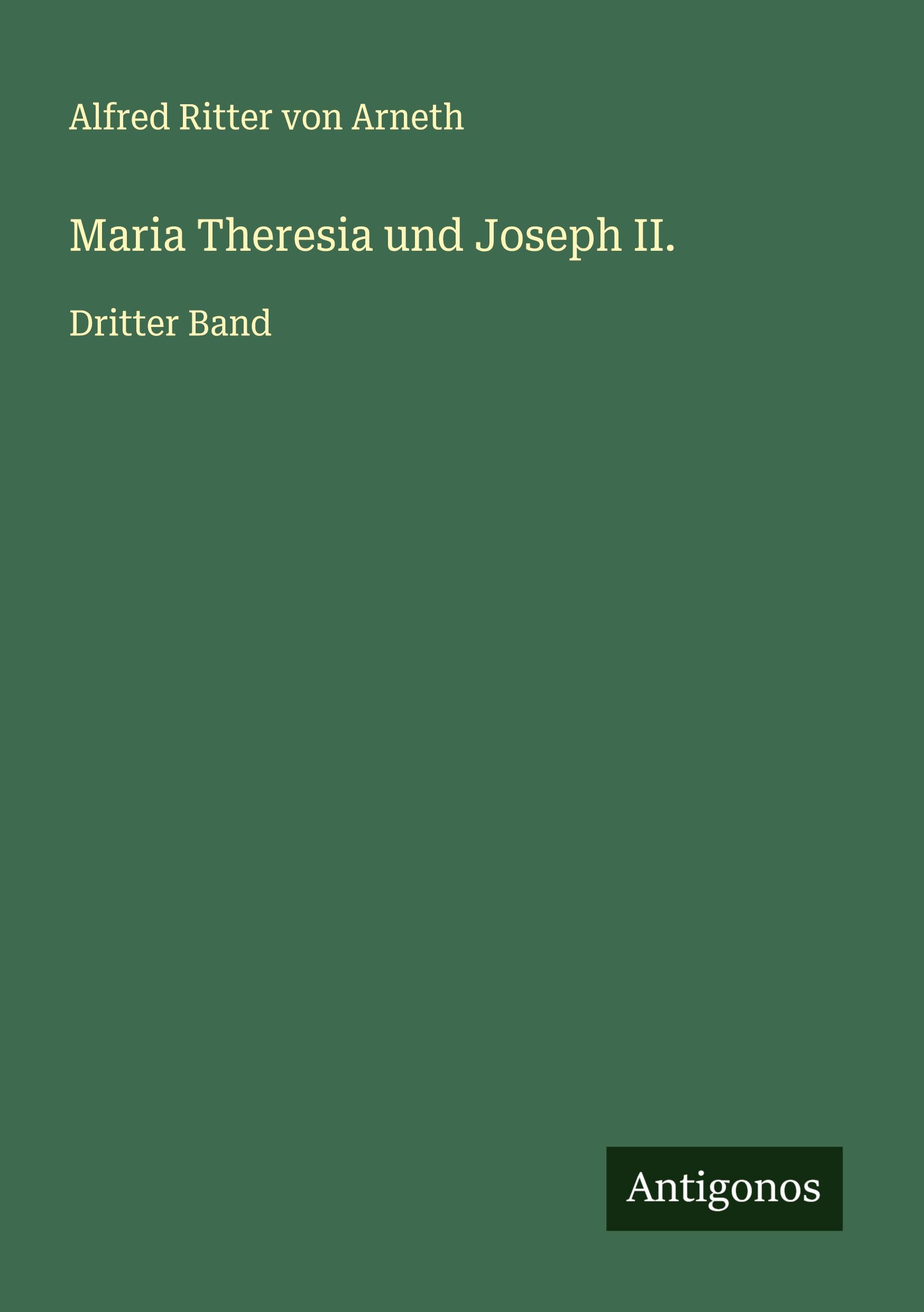 Vorderes Coverbild Maria Theresia und Joseph II.