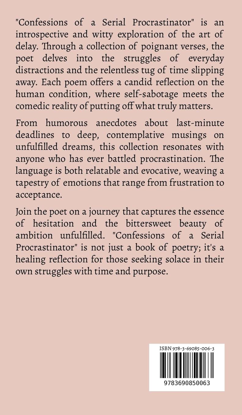 Rückseitencover Confessions of a Serial Procrastinator