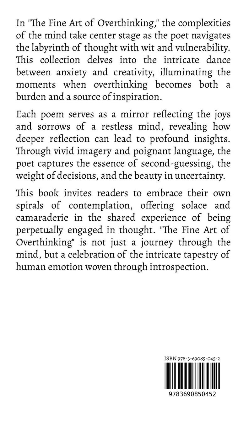 Rückseitencover The Fine Art of Overthinking
