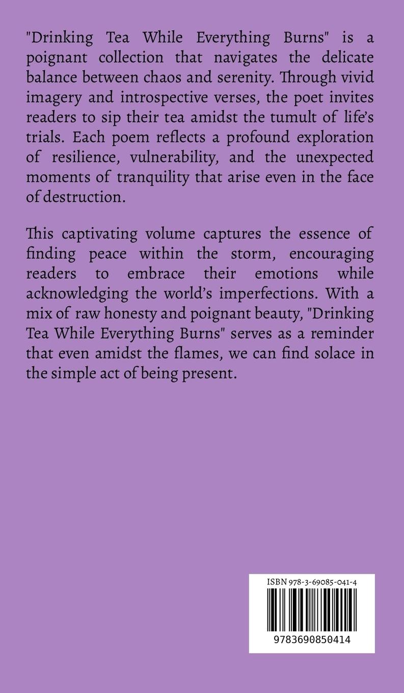 Rückseitencover Drinking Tea While Everything Burns