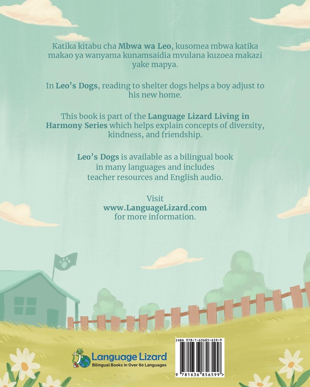 Rückseitencover Leo's Dogs (Swahili-English)