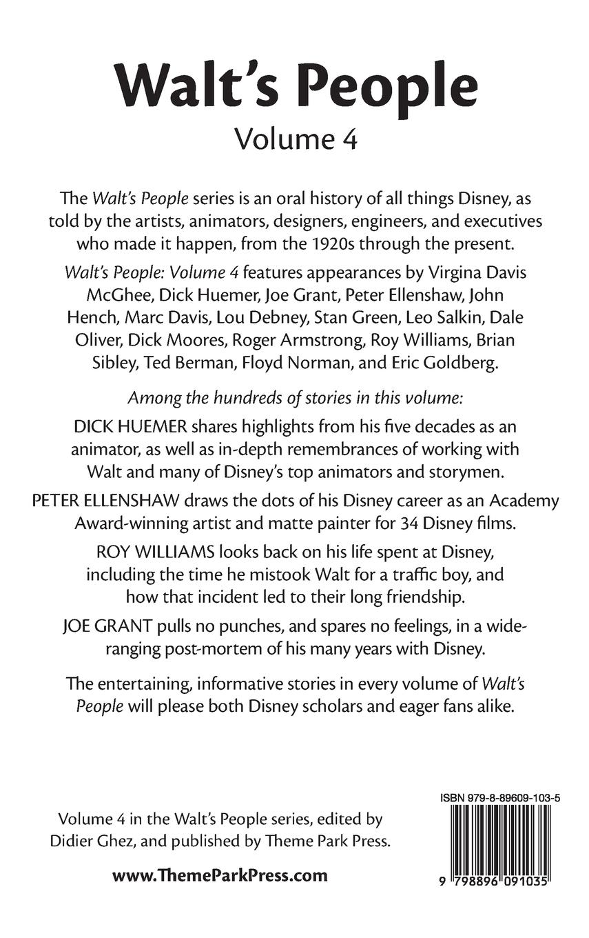 Rückseitencover Walt's People