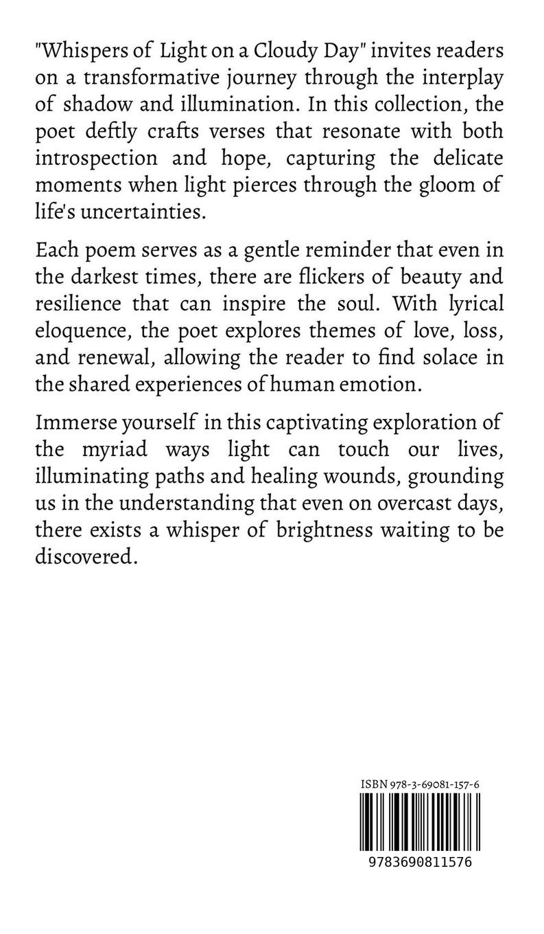 Rückseitencover Whispers of Light on a Cloudy Day