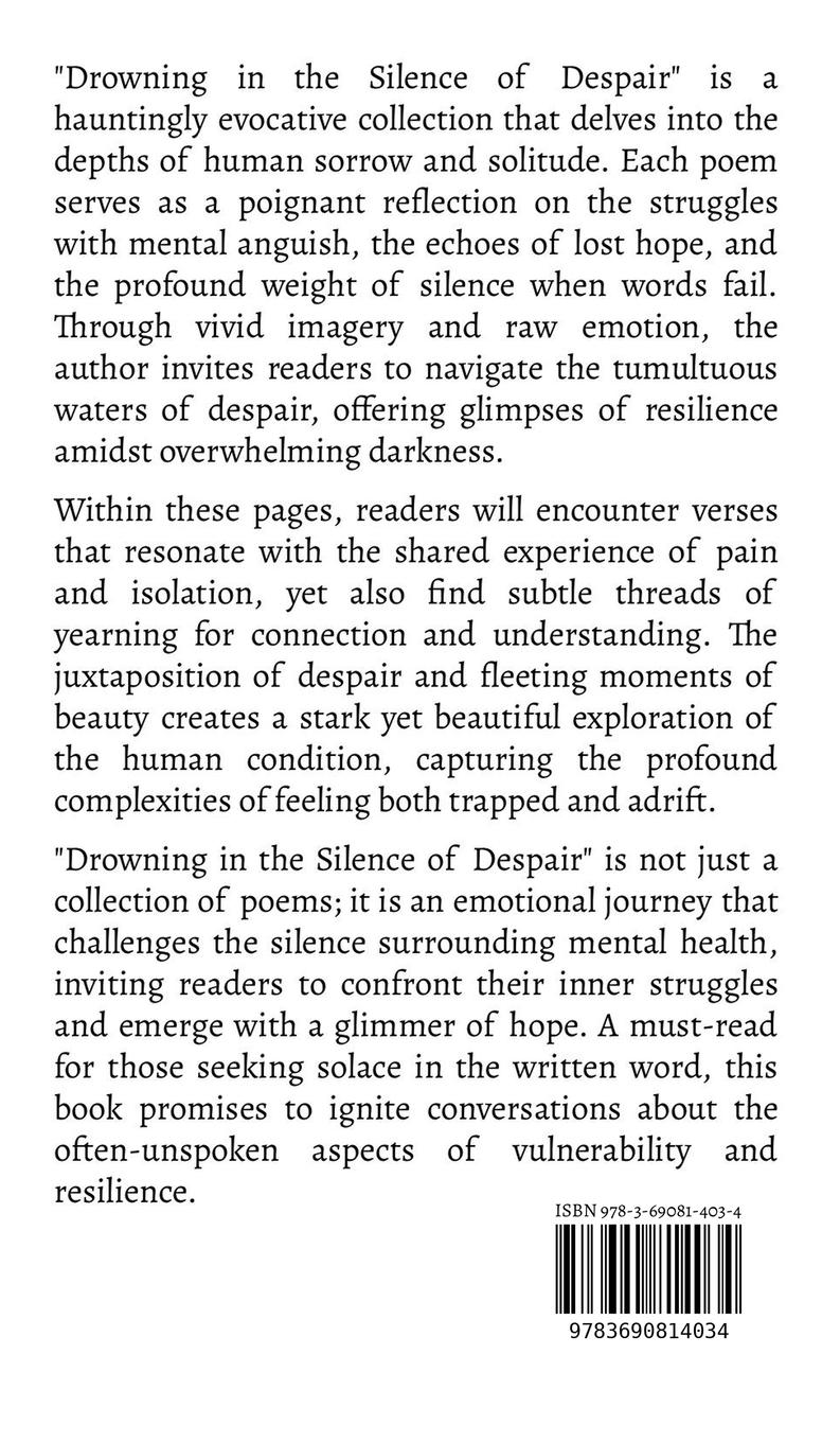 Rückseitencover Drowning in the Silence of Despair