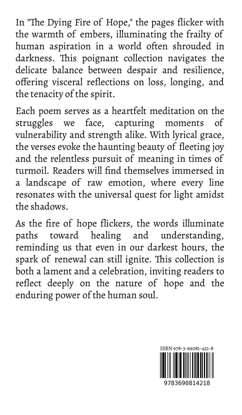 Rückseitencover The Dying Fire of Hope