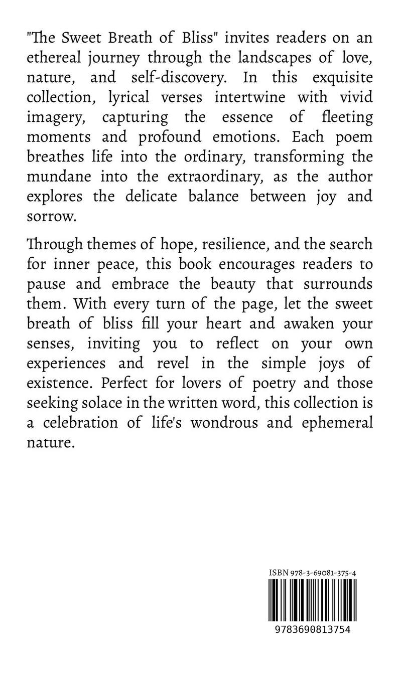 Rückseitencover The Sweet Breath of Bliss