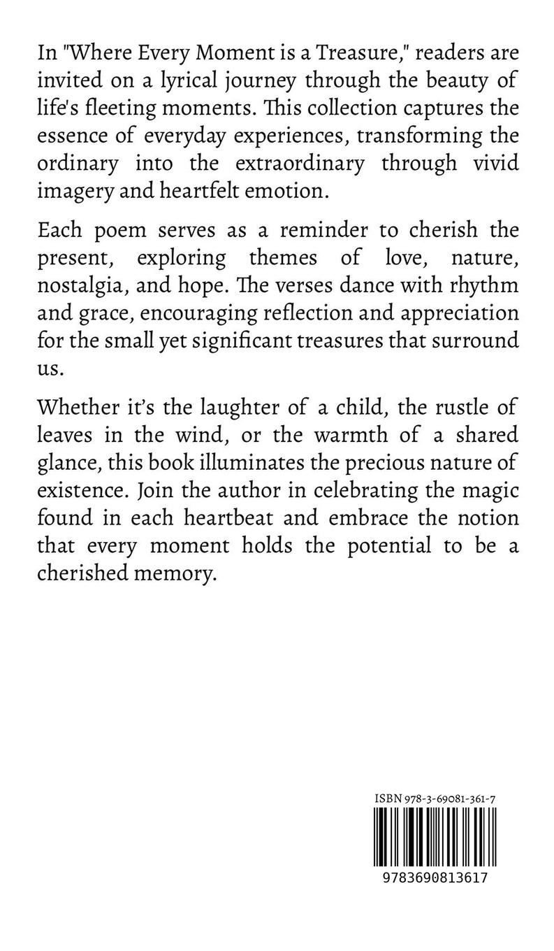 Rückseitencover Where Every Moment is a Treasure