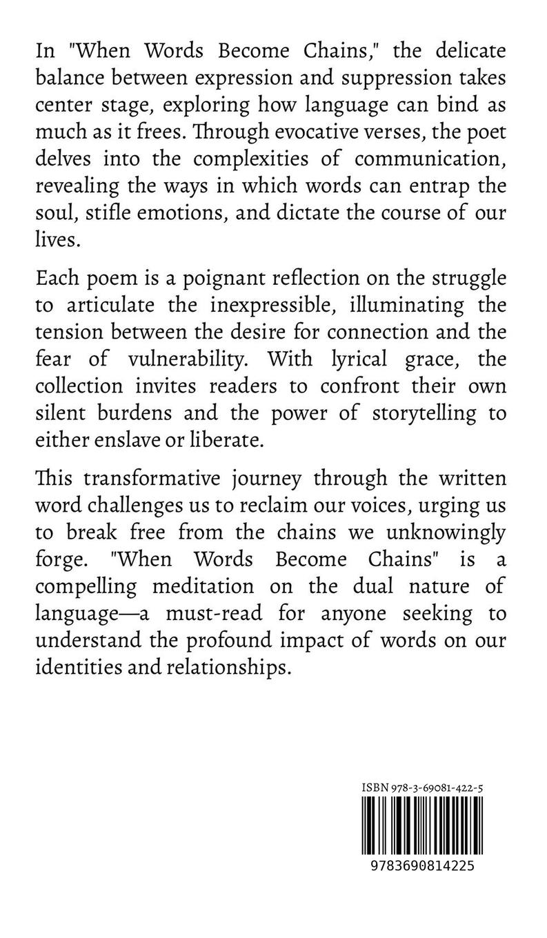 Rückseitencover When Words Become Chains