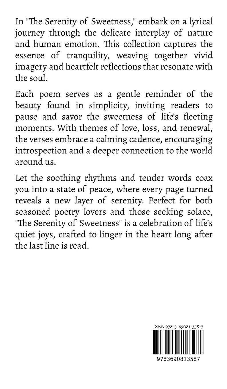 Rückseitencover The Serenity of Sweetness