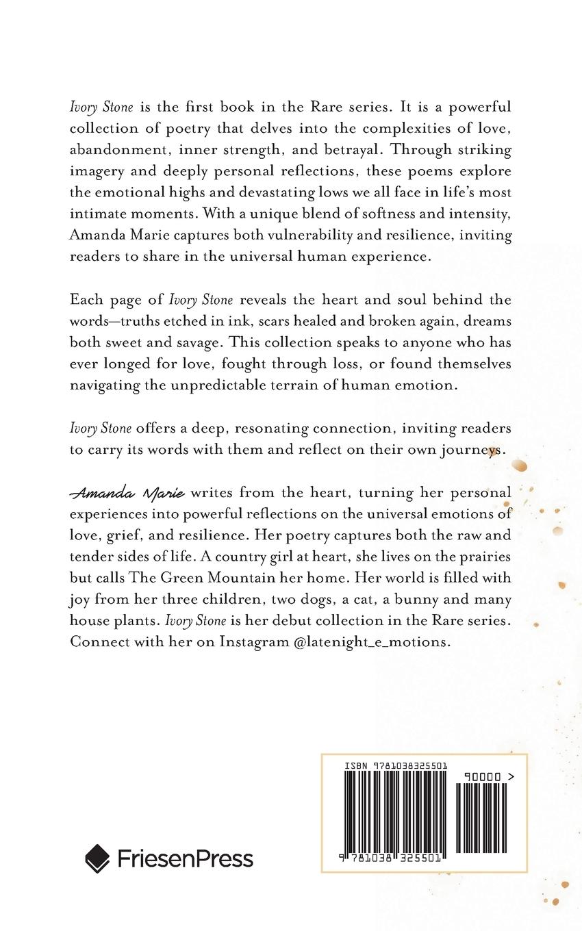 Rückseitencover Ivory Stone