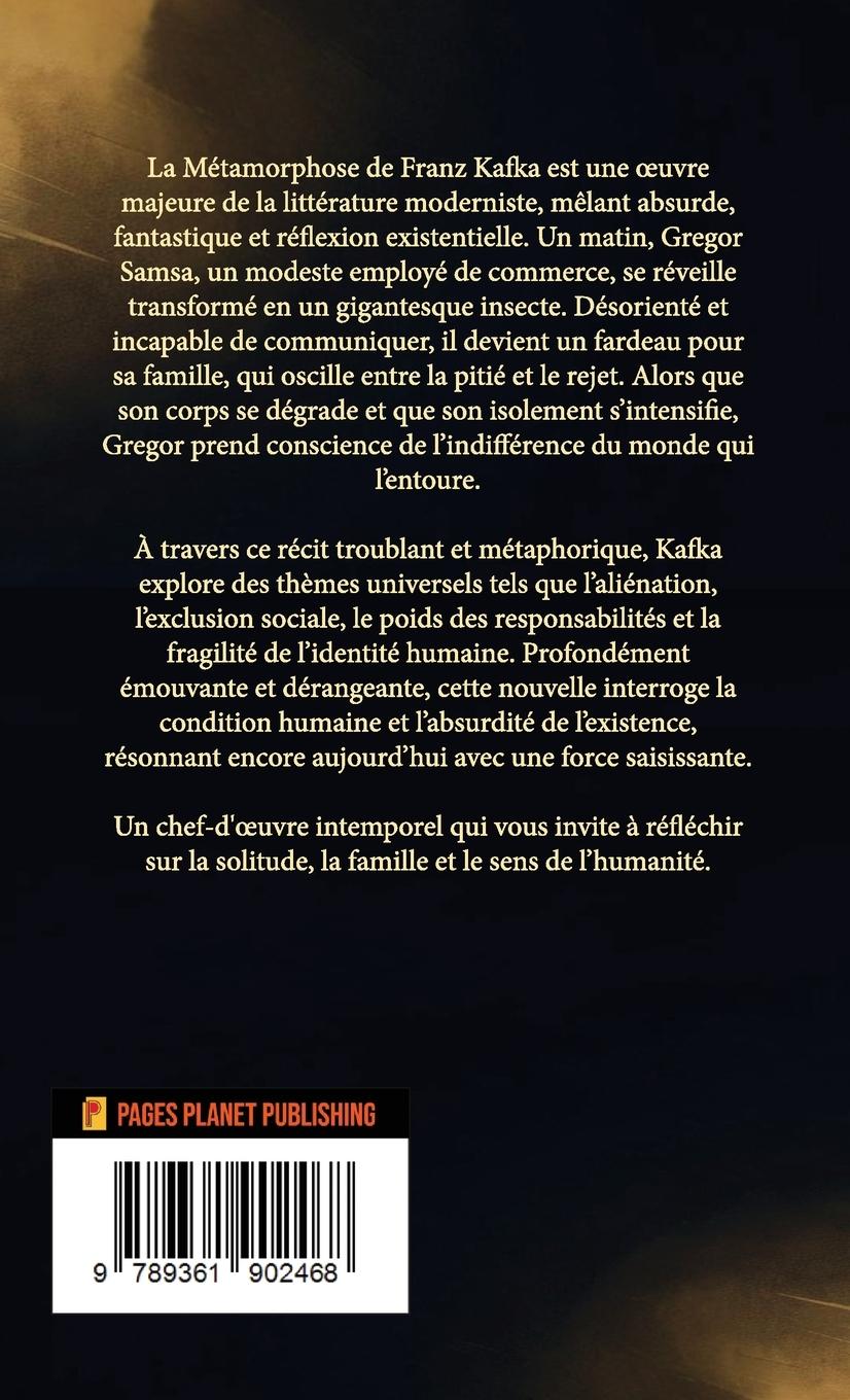 Rückseitencover La Métamorphose