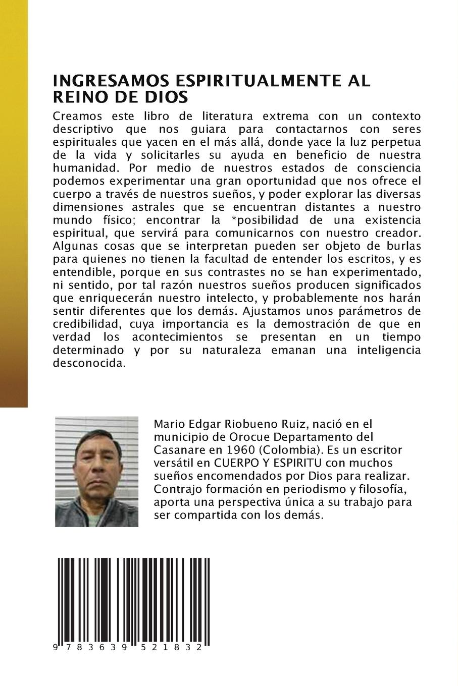 Rückseitencover INGRESAMOS ESPIRITUALMENTE AL REINO DE DIOS