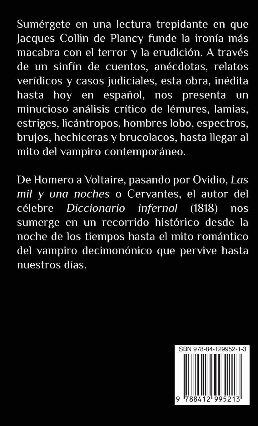 Rückseitencover Historia de los vampiros y de los espectros maléficos