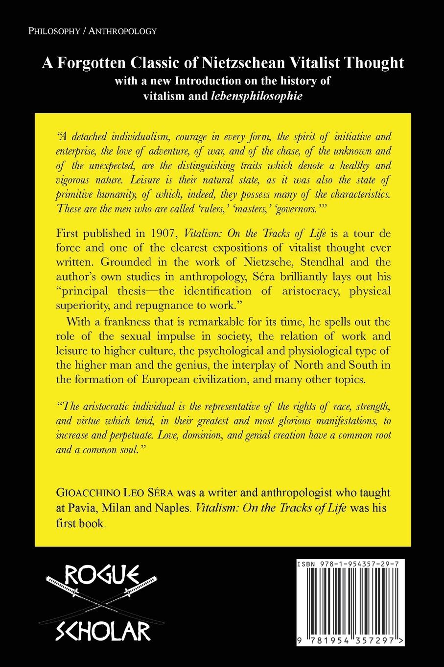 Rückseitencover Vitalism