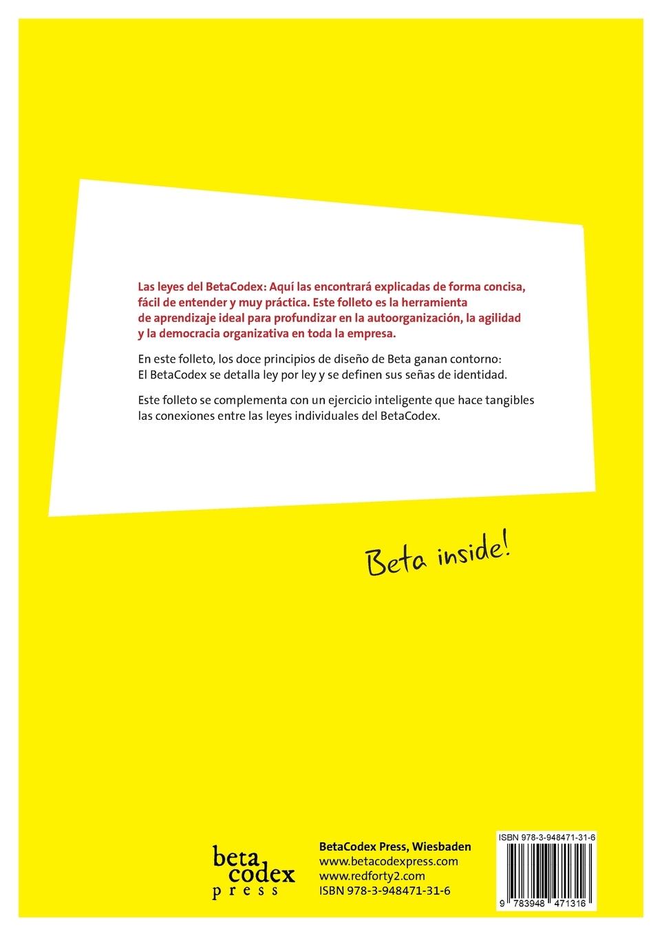 Rückseitencover Las leyes del BetaCodex