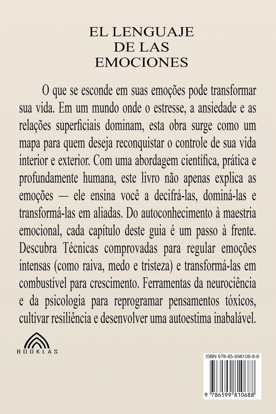 Rückseitencover El Lenguaje de las Emociones